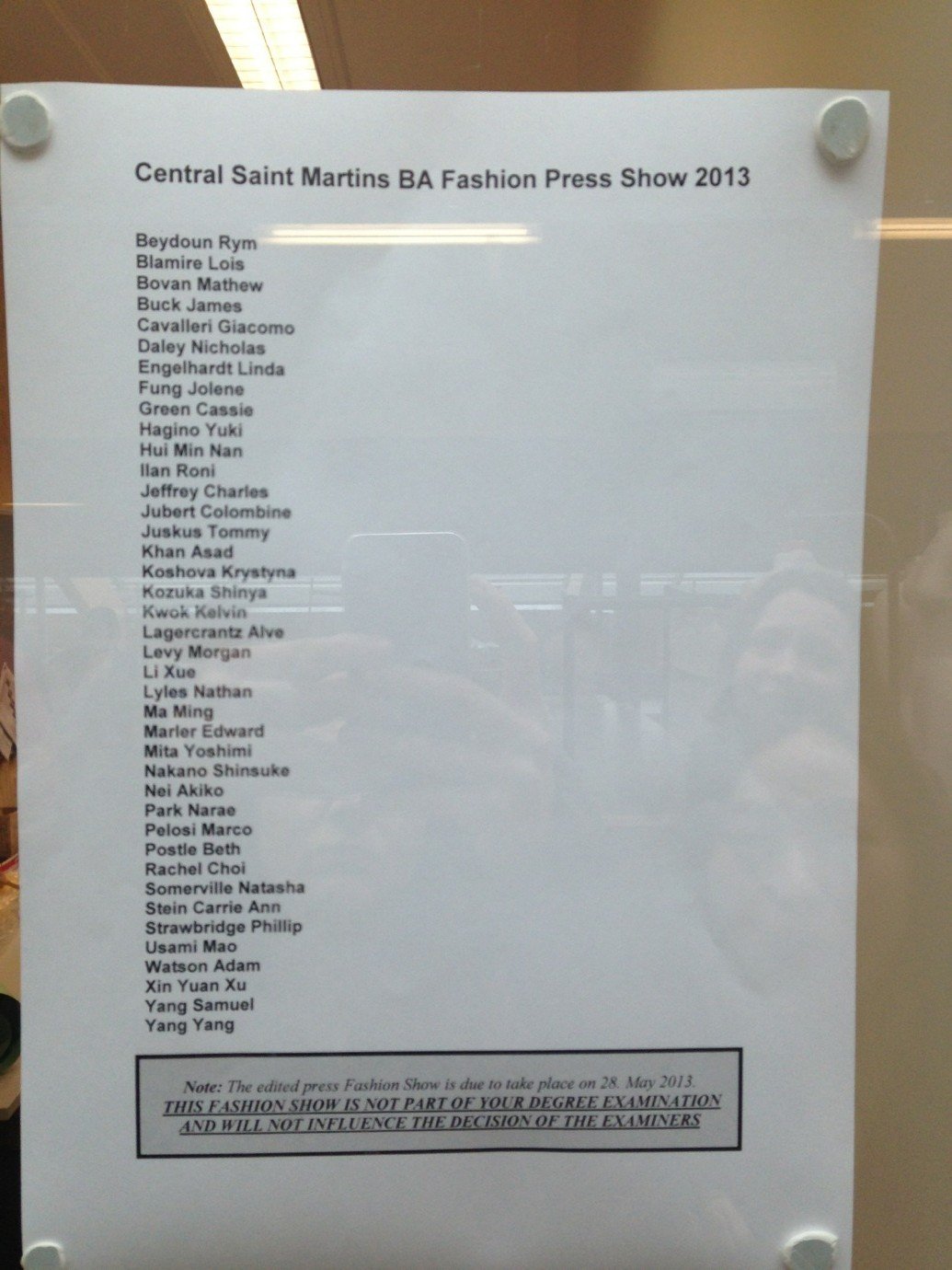 The Final Show List 2013