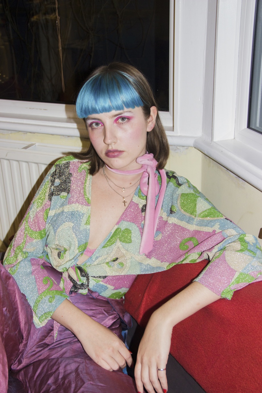 Meet Kate: the blue-fringed student who modelled for Margiela